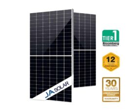 แผงโซล่าเซลล์ JA Solar ขนาด 580 วัตต์ 30 มม. (N-Type)