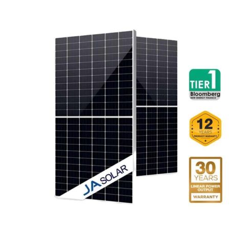 แผงโซล่าเซลล์ JA Solar ขนาด 580 วัตต์ 30 มม. (N-Type)