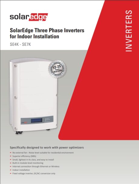 SolarEdge inverter SE5K (3 phase)