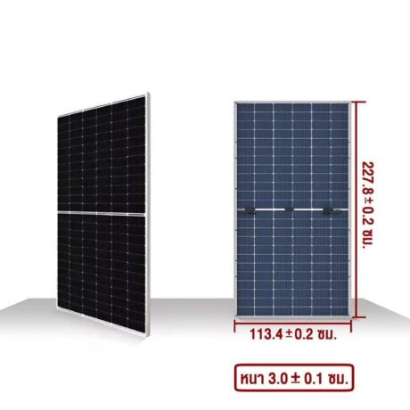 แผงโซล่าเซลล์ JA Solar ขนาด 580 วัตต์ 30 มม. (N-Type)