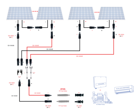 Link CB-1040AB PV Solar Cable, (1,500V), 1×4 mm²