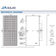 แผงโซล่าเซลล์ JA Solar ขนาด 595 วัตต์ 35 มม.(P-Type)